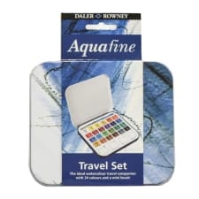 DALLER ROWNEY Aqufine  סט צבעי מים 24 יחידות